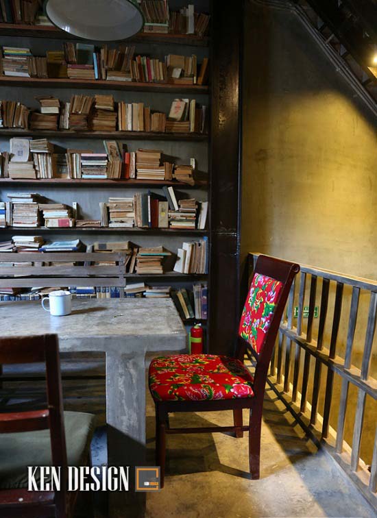 thiết kế nội thất cộng cafe